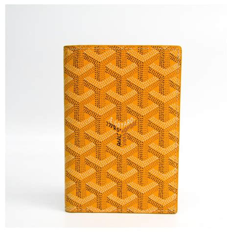 how much is a goyard passport holder|Goyard passport holder yellow.